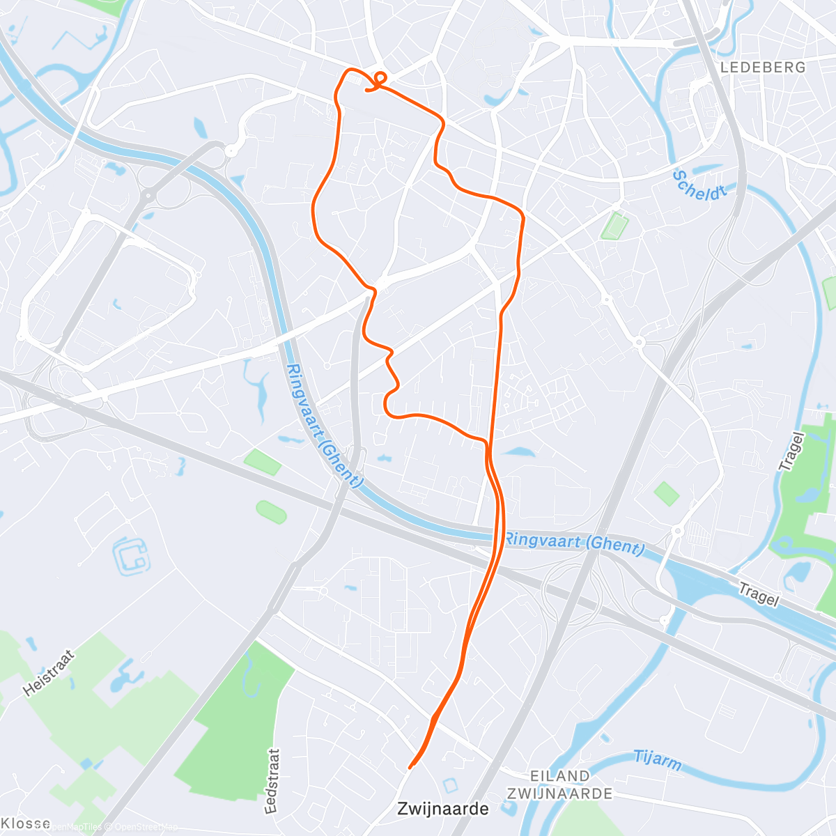 Map of the activity, Goed nieuws brengen aan Gent Sint Pieters station