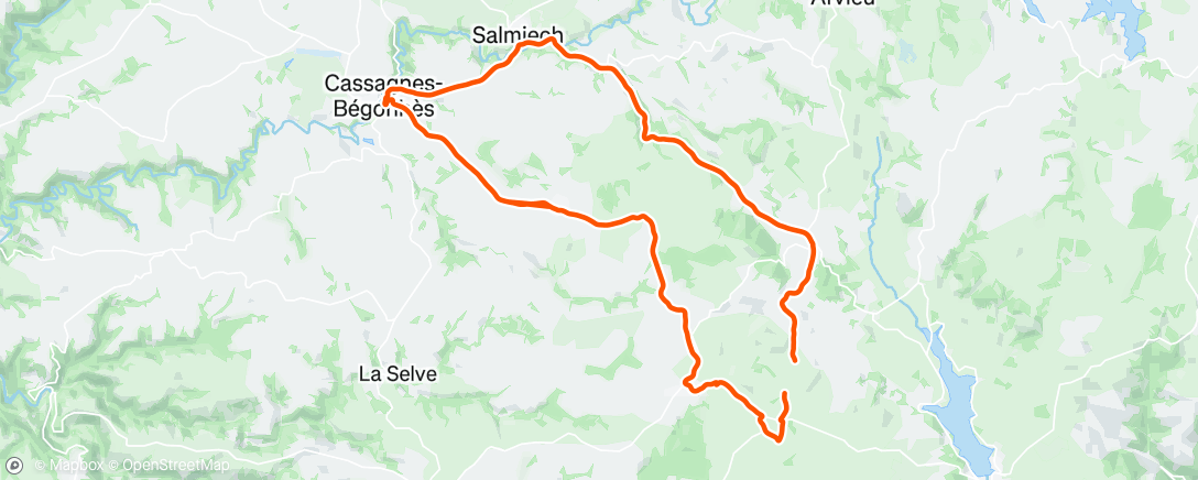 Carte de l'activité