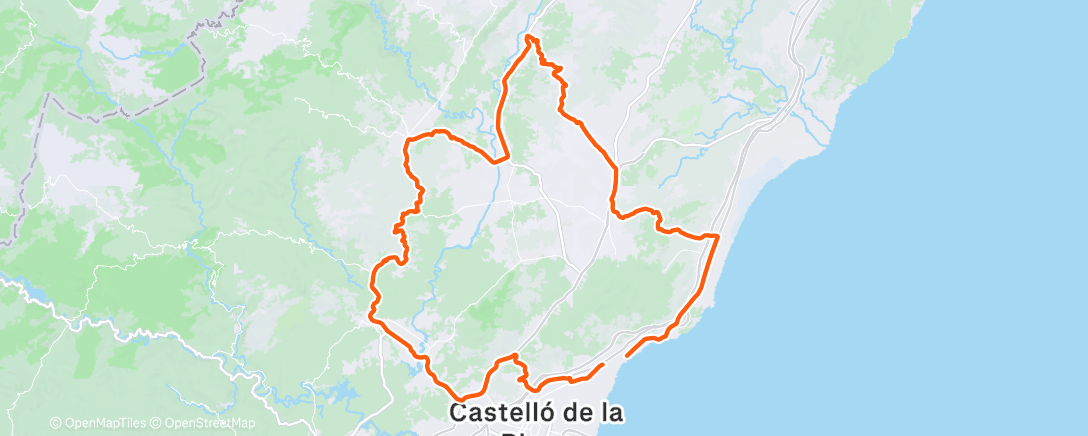 Map of the activity, Fahrt am Morgen