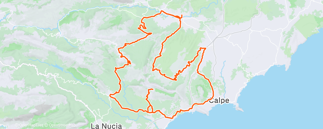 Map of the activity, Morning Ride