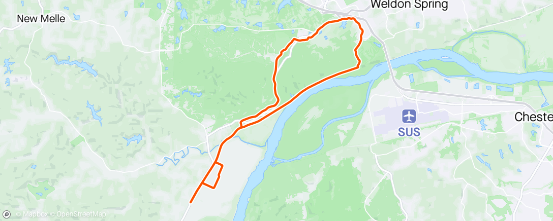 Map of the activity, Gravel Recovery