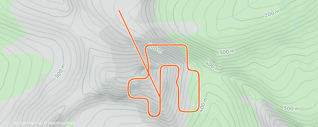 Map of the activity, Zwift - Scotland