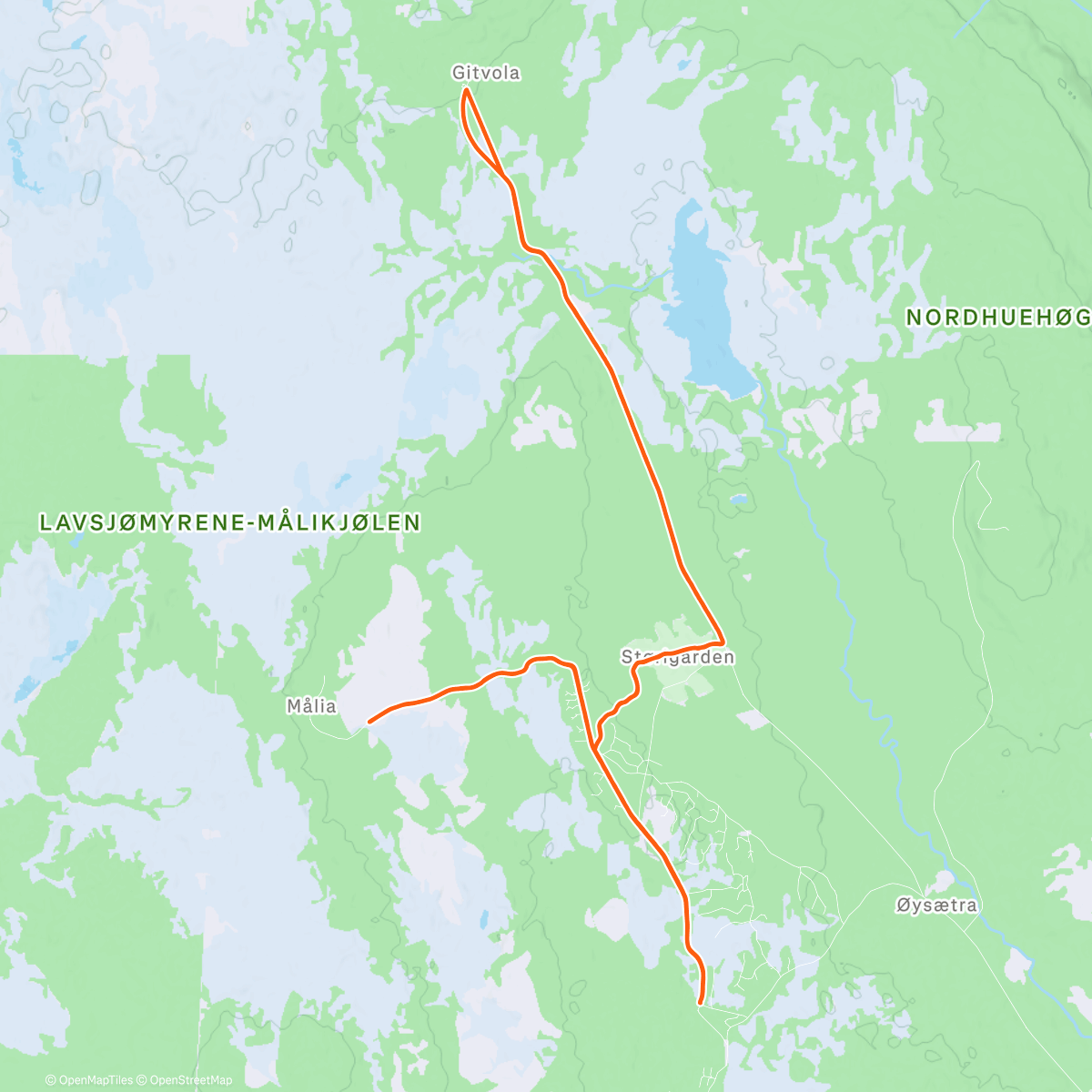 Карта физической активности (Budor)