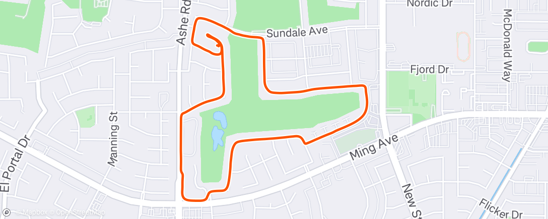 Map of the activity, Morning Ride