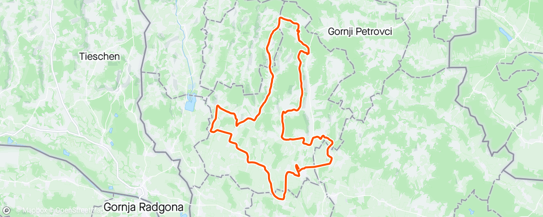 Map of the activity, Püconski maraton 👌🚴‍♂️