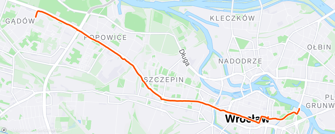 Map of the activity, Morning Ride
