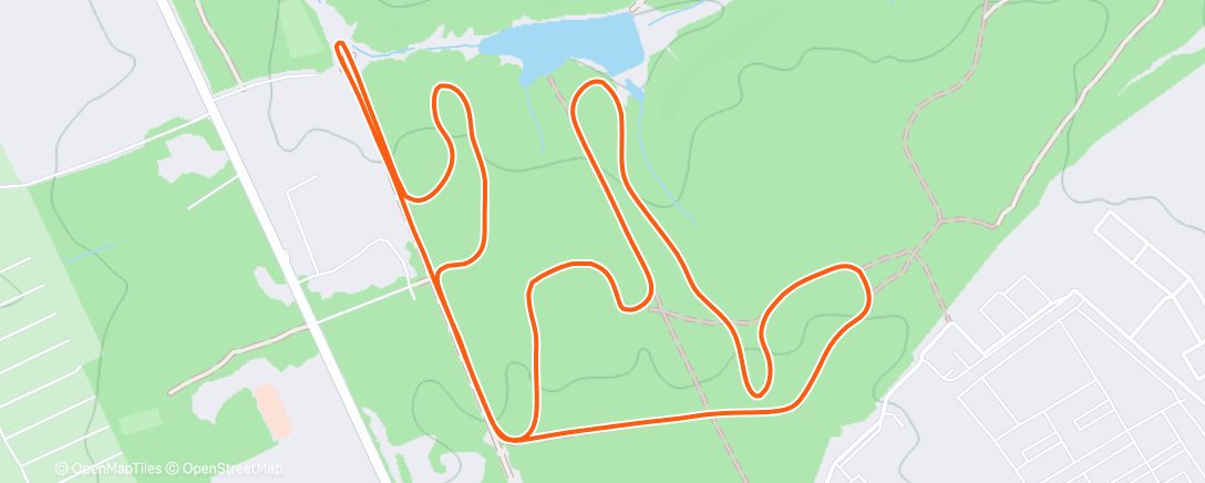 Map of the activity, Гонка. Чкаловская эстафета, 5 км