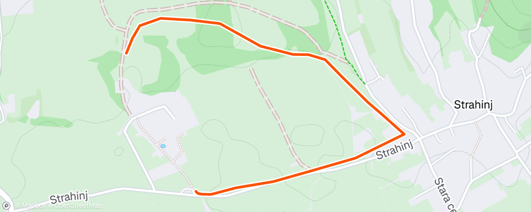 Map of the activity, Morning Walk