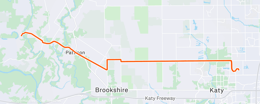 Map of the activity, Morning Ride