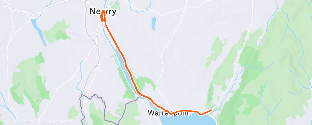 Карта физической активности (Lunch Ride)