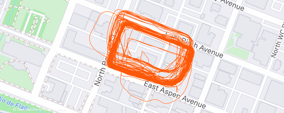 Map of the activity, Burrito League