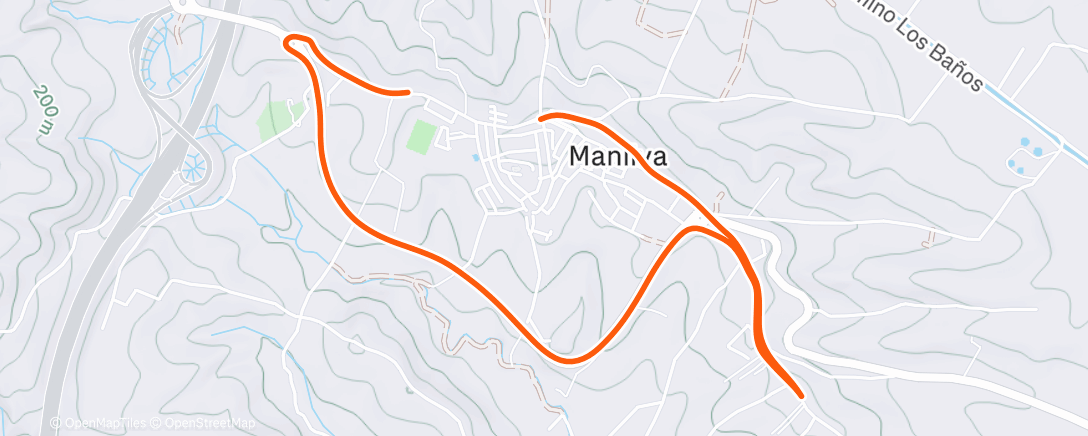 Map of the activity, Entrenamiento Navideño por Manilva