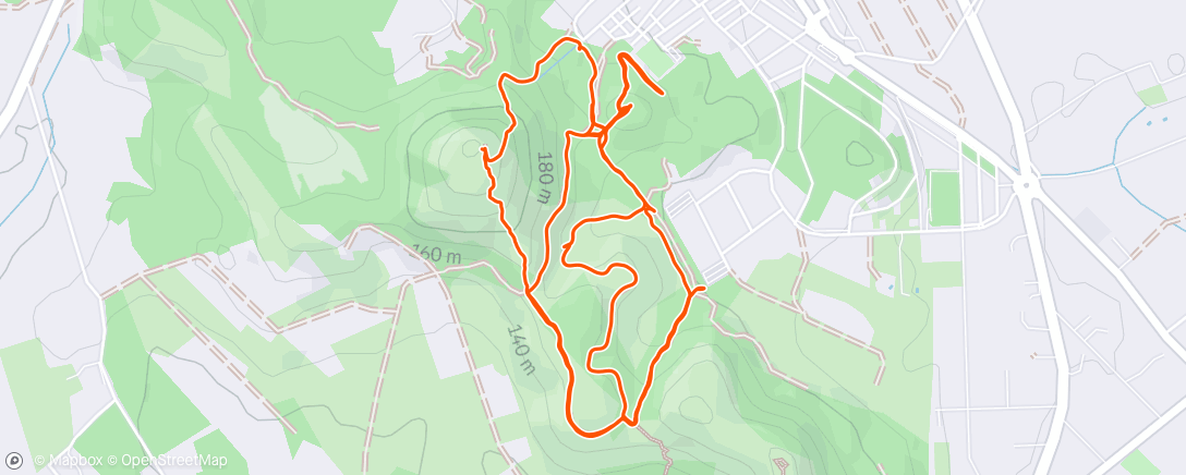 Map of the activity, Some days you just have to do it!