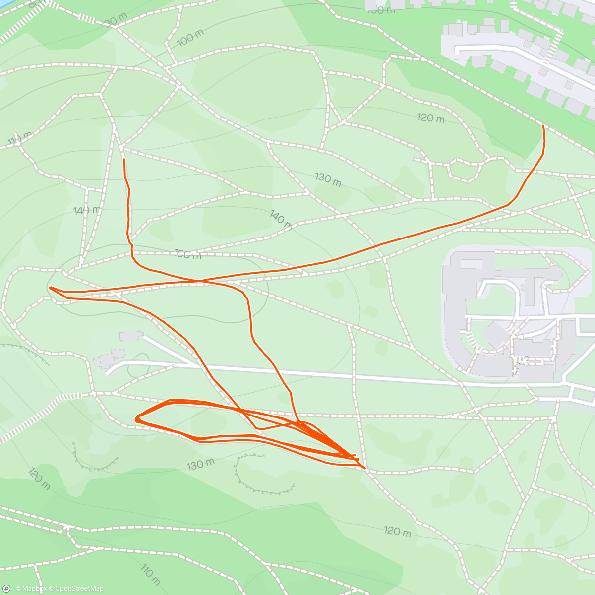 Map of the activity, Leo does Carnethy kids session