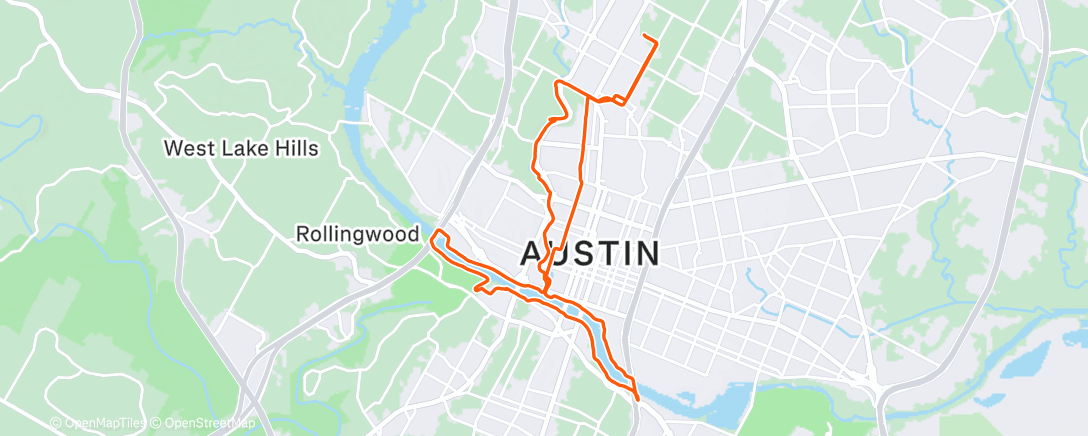 Map of the activity, Morning Ride