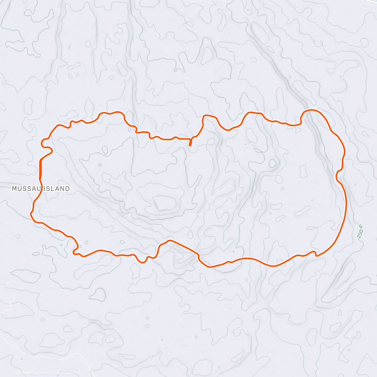 Map of the activity, Ending 2025 in the pain cave