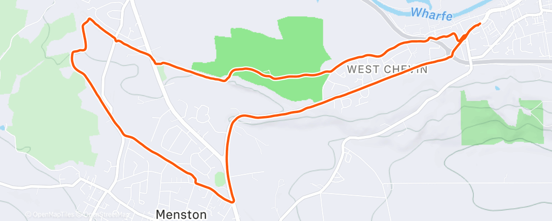 Карта физической активности (Lunch Run)