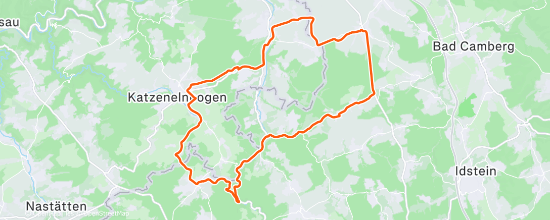 Map of the activity, In voller Zufriedenheit