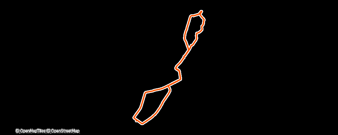 Map of the activity, Lunch Run