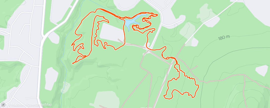 Map of the activity, Saxon Hill - Leisure Ride