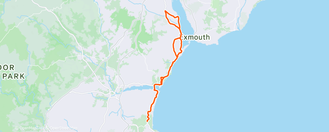 Kaart van de activiteit “Afternoon Ride”