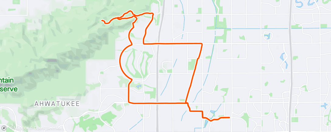 Map of the activity, Gravel on the Racemax