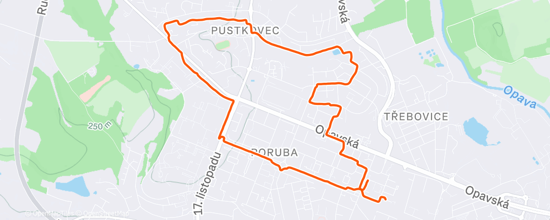 Map of the activity, AB 23/25