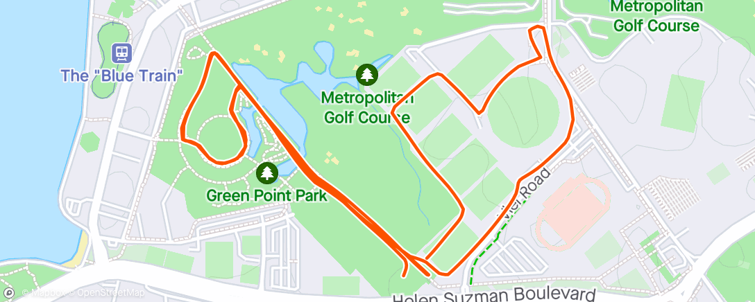 Map of the activity, Green Point Parkrun, Cape Town 🇿🇦