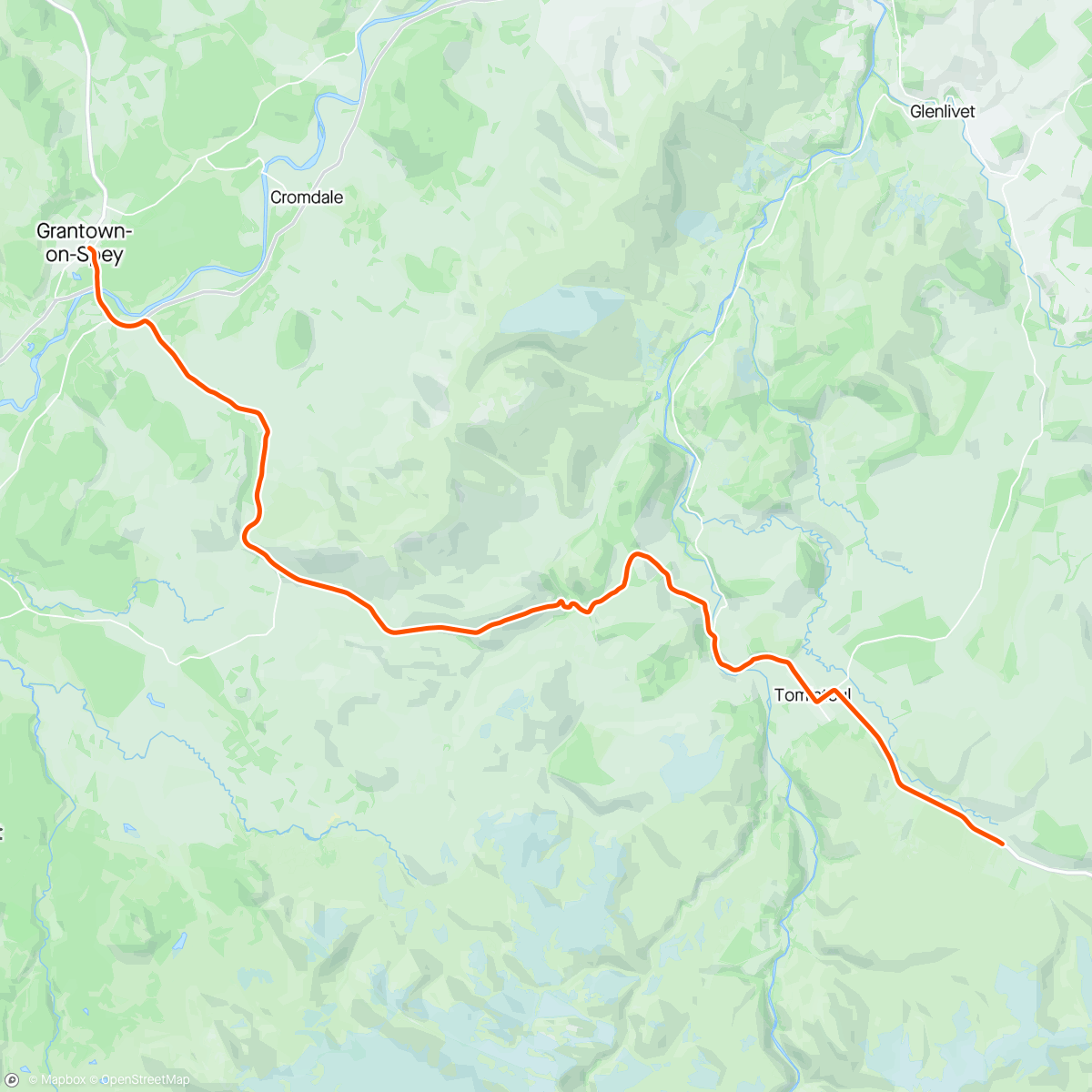 Map of the activity, ROUVY - Cairngorms National Park | Babble Ride Across Britain