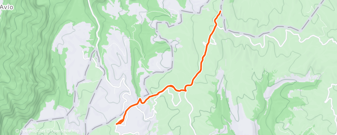 Map of the activity, Verso gli gnocchi di malga