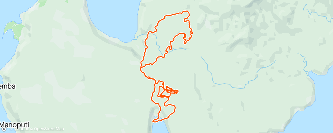 Map of the activity, Zwift - Endurance Zone 2 ~ 100 TSS in Makuri Islands