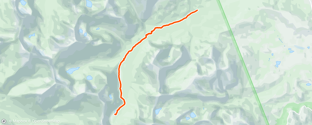 Map of the activity, Pitamakan Pass