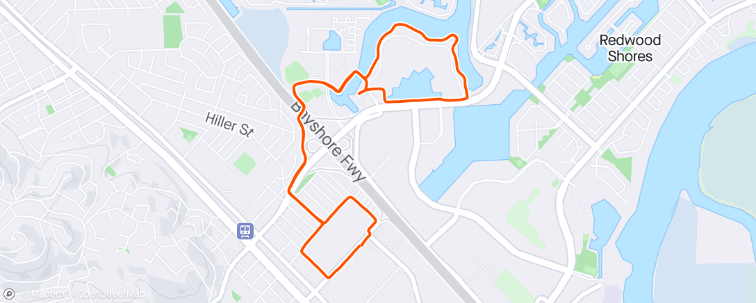 Map of the activity, Run #97