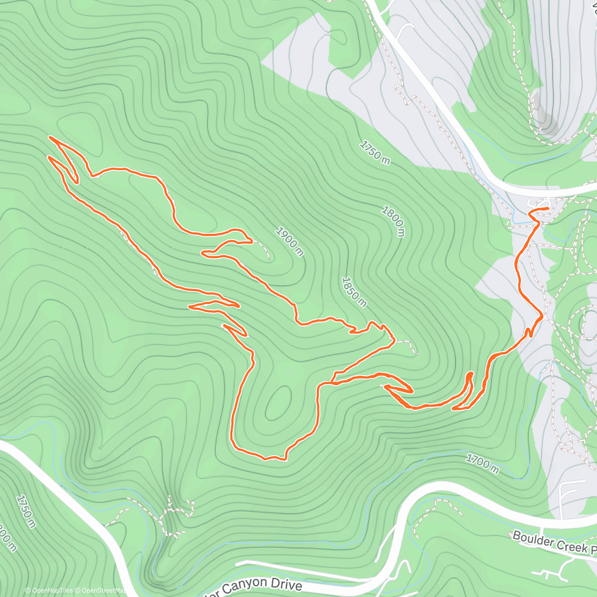 Map of the activity, Day Off Date Walk