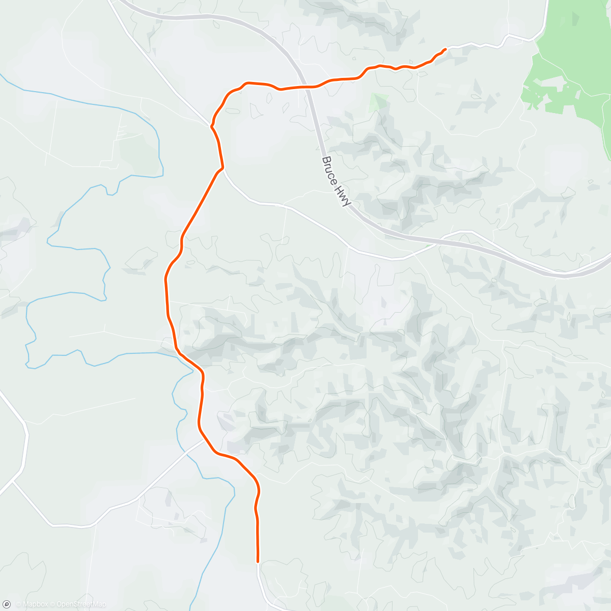 Map of the activity, FulGaz - 2. Noosa Classic - Carter's Ridge to Kimmond Creek