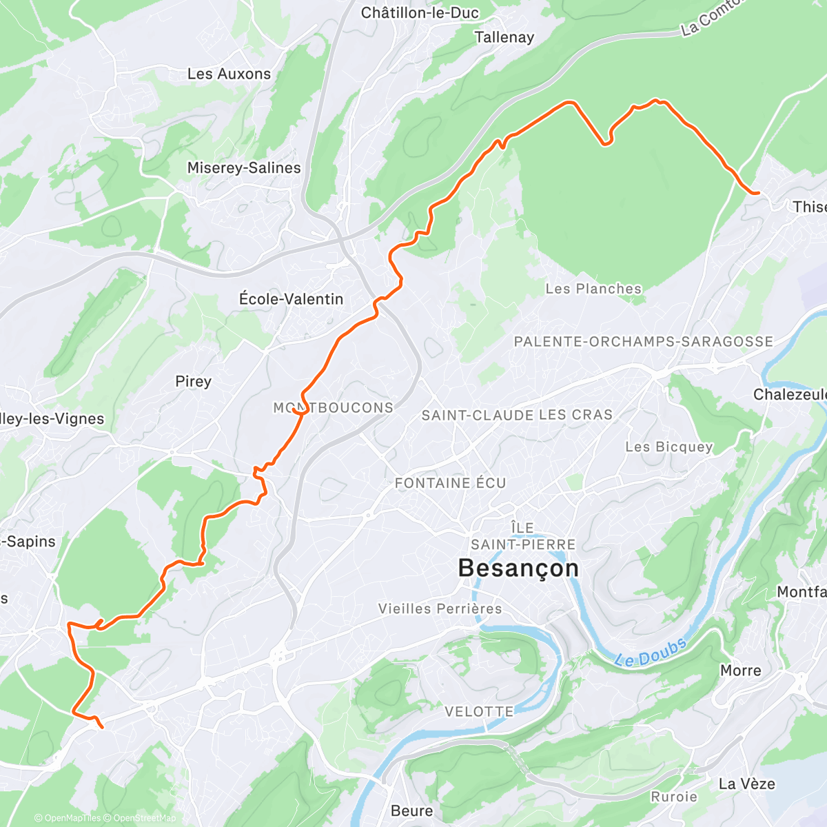 Map of the activity, Noël 2025