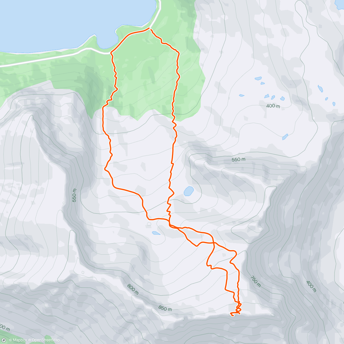 Map of the activity, Kvænan