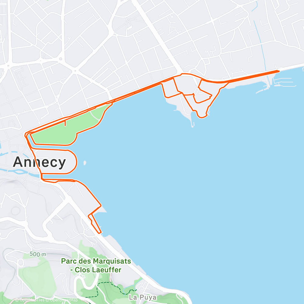 Map of the activity