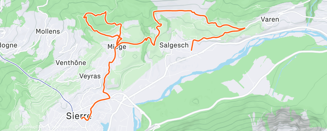 Map of the activity, Planige