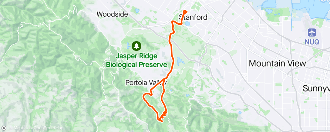 Map of the activity, Alpine loop