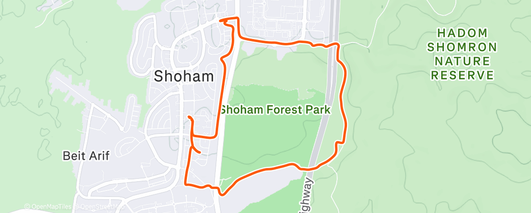 Map of the activity, Morning Ride