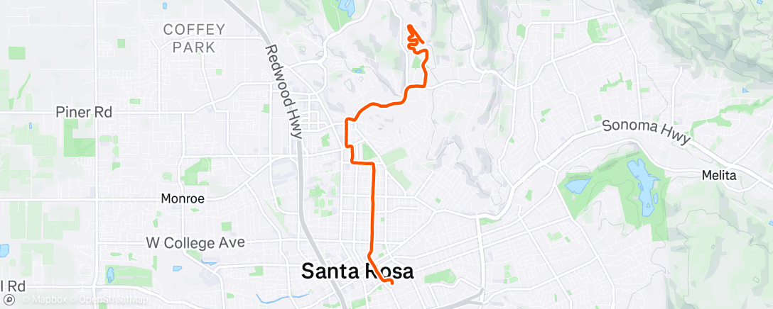 Map of the activity, Iglesia ➡️ Casa