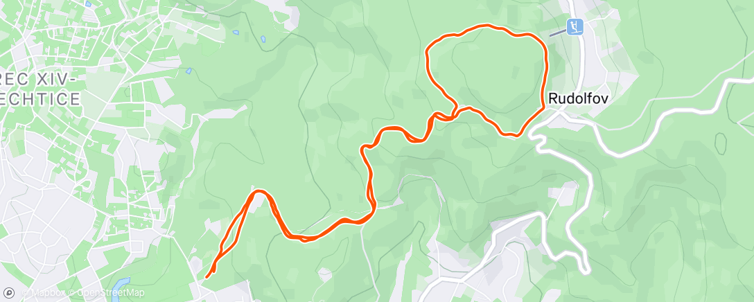 Map of the activity, Se Skodikem doprovodit Vejvise domu