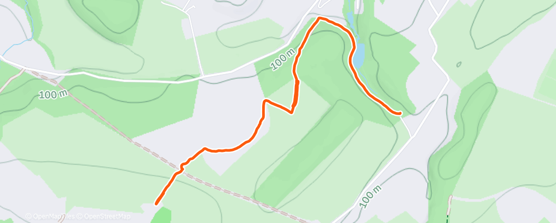 Map of the activity, Morning Walk