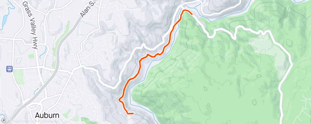 Map of the activity, Truly needed that trail time!