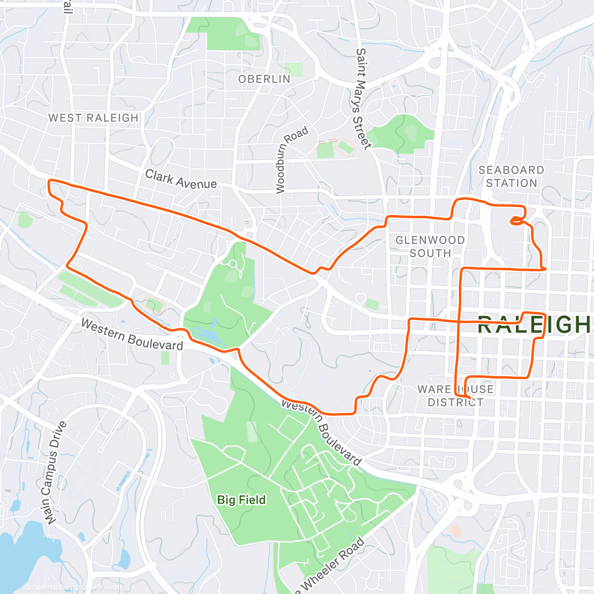 Map of the activity, Crankmas Eve