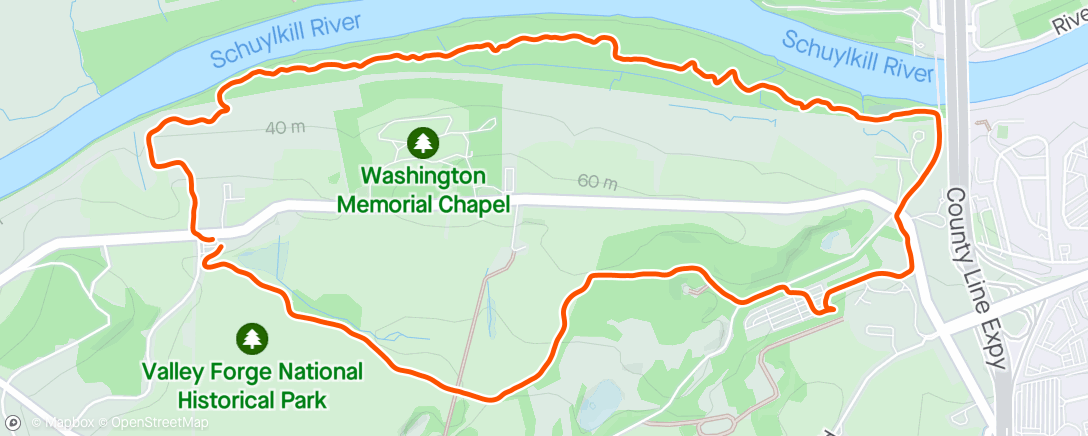 Map of the activity, Trail run with Lou, Rutger and 🐕 Hoka & 🐕 Scrabble. Leash broke & tripped.