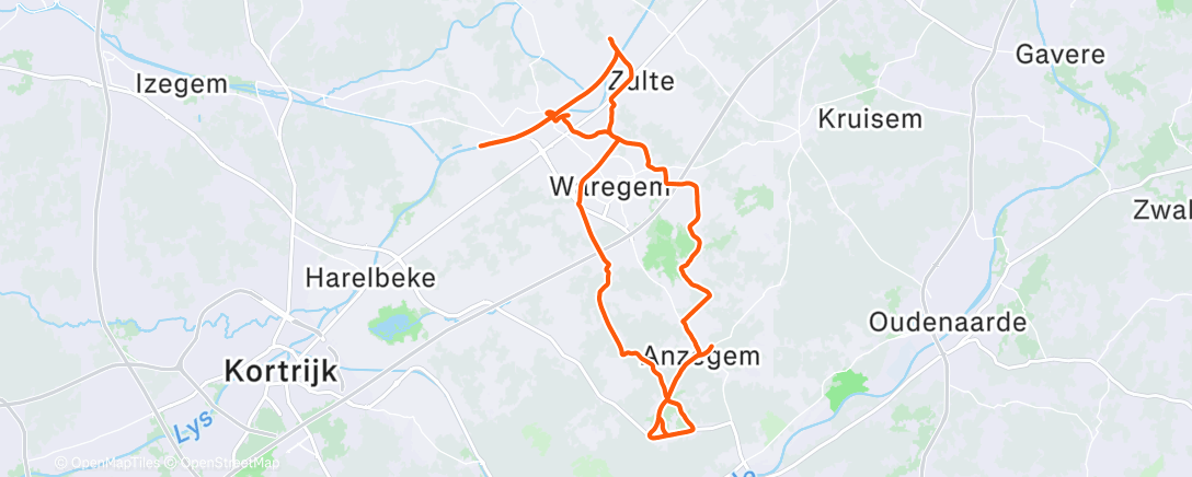 Map of the activity, Namiddagrit