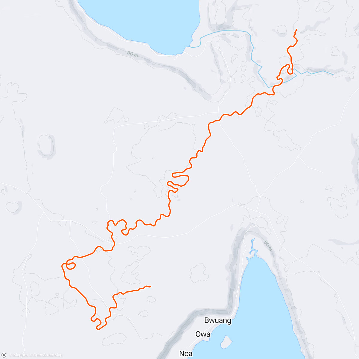 Mapa de la actividad, Zwift - Pacer Group Ride: Makuri 40 in Makuri Islands with Taylor