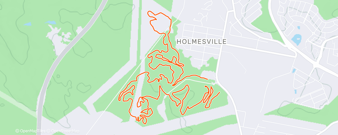Map of the activity, Lunch E-Mountain Bike Ride